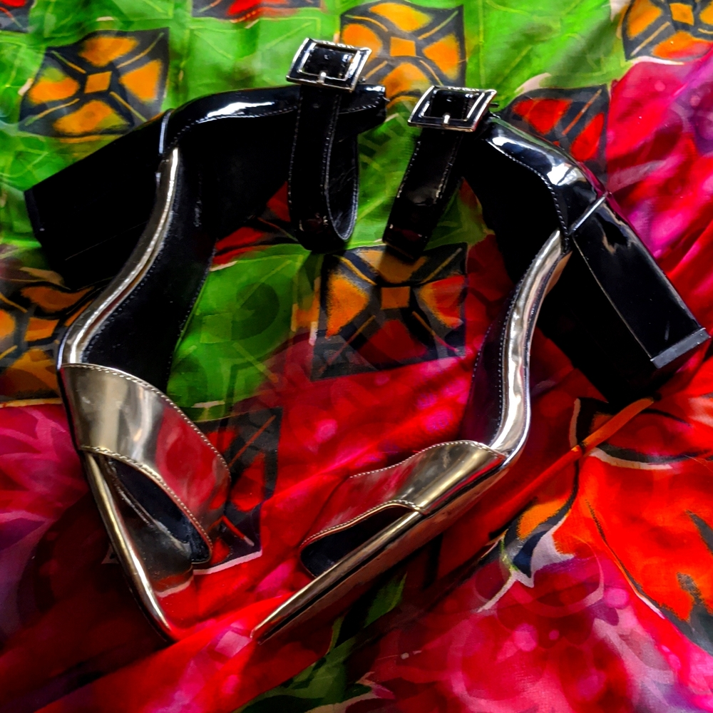 Calvin Klein heeled sandals with 3" heels